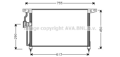 AVA QUALITY COOLING Конденсатор, кондиционер OL5228